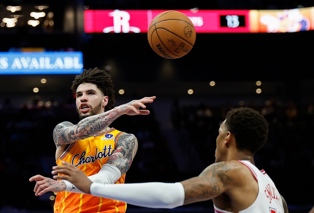 Charlotte Hornets Vs Houston Rockets NBA basketball game-LaMelo Ball