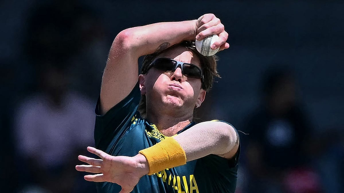 Australia's Adam Zampa in action. - null