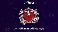Libra March 2026 Horoscope: Steady Growth In Career, Financial Gains, Relationship Lessons & Health Care Libra Monthly Horoscope for March 2026
