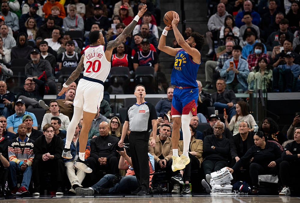 Los Angeles Clippers Vs Denver Nuggets NBA basketball game-Jamal Murray