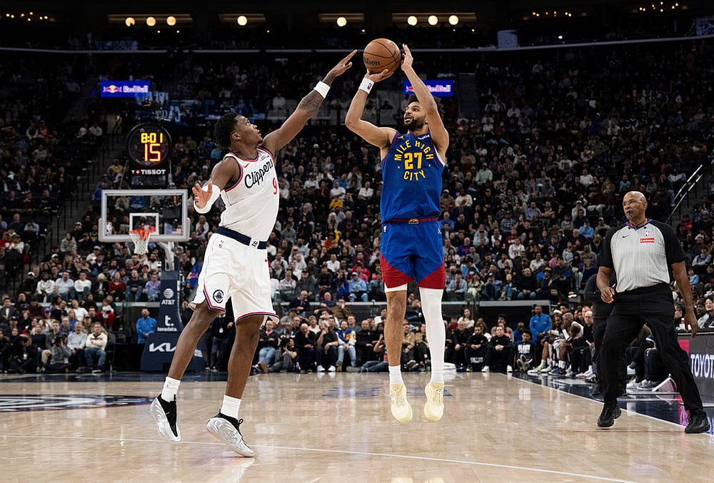 Los Angeles Clippers Vs Denver Nuggets NBA basketball game-Jamal Murray