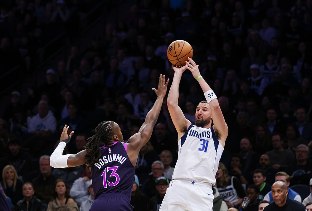 Minnesota Timberwolves Vs Dallas Mavericks NBA basketball game-Ayo Dosunmu