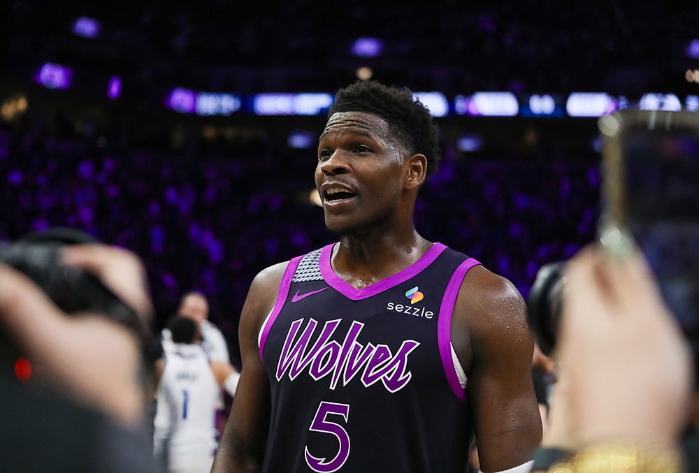 Minnesota Timberwolves Vs Dallas Mavericks NBA basketball game-Anthony Edwards