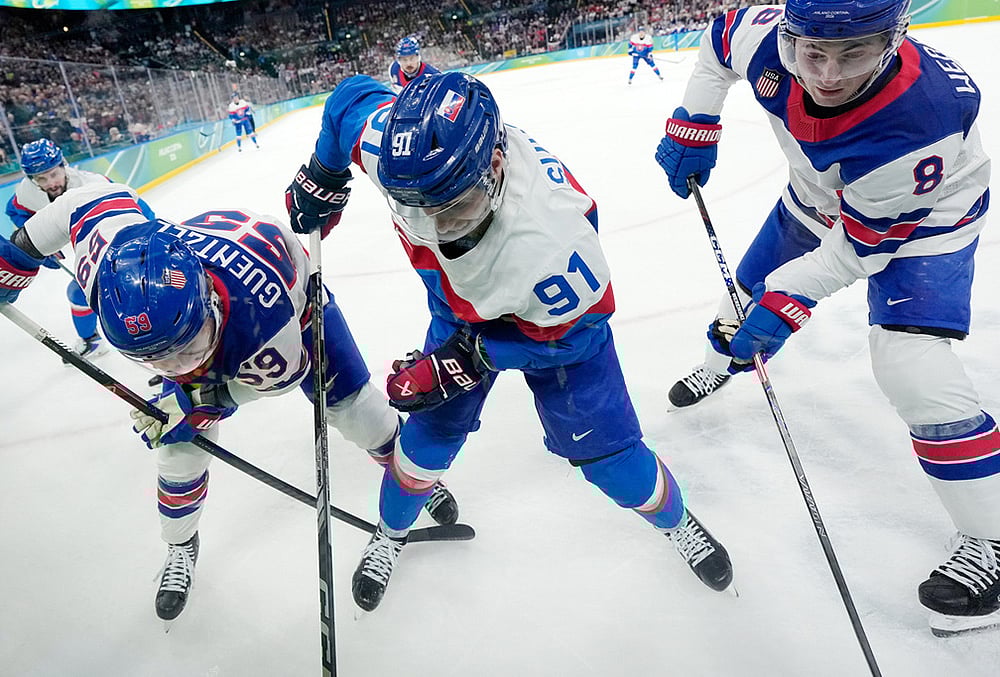 USA Vs Slovakia Men’s Ice Hockey Italy Milano Cortina 2026 winter games-Matus Sukel