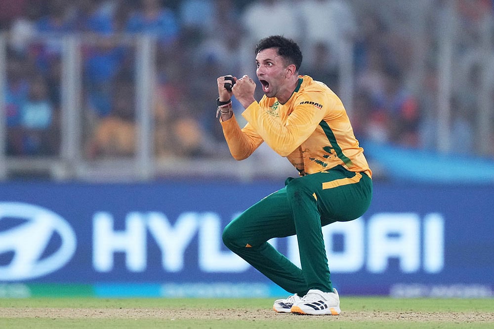 Keshav Maharaj India South Africa T20 WCup Cricket