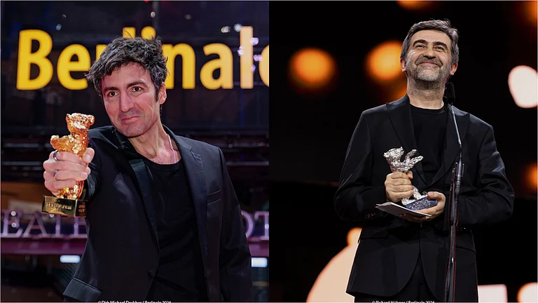 İlker Çatak (left) with his Golden Bear for Best Film for Yellow Letters, Emin Alper (right) accepted the Silver Bear Grand Jury Prize for Salvation - Instagram/Berlinale