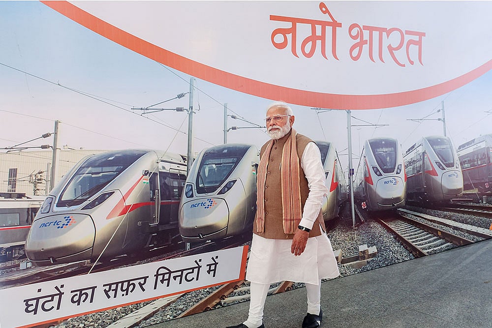PM Modi flags off Meerut Metro and Namo Bharat train