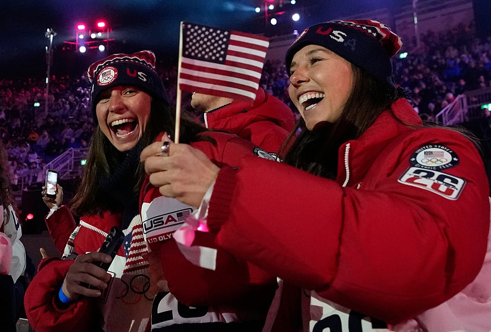 Milan Cortina Winter Olympics Closing Ceremony-Athletes from the United States