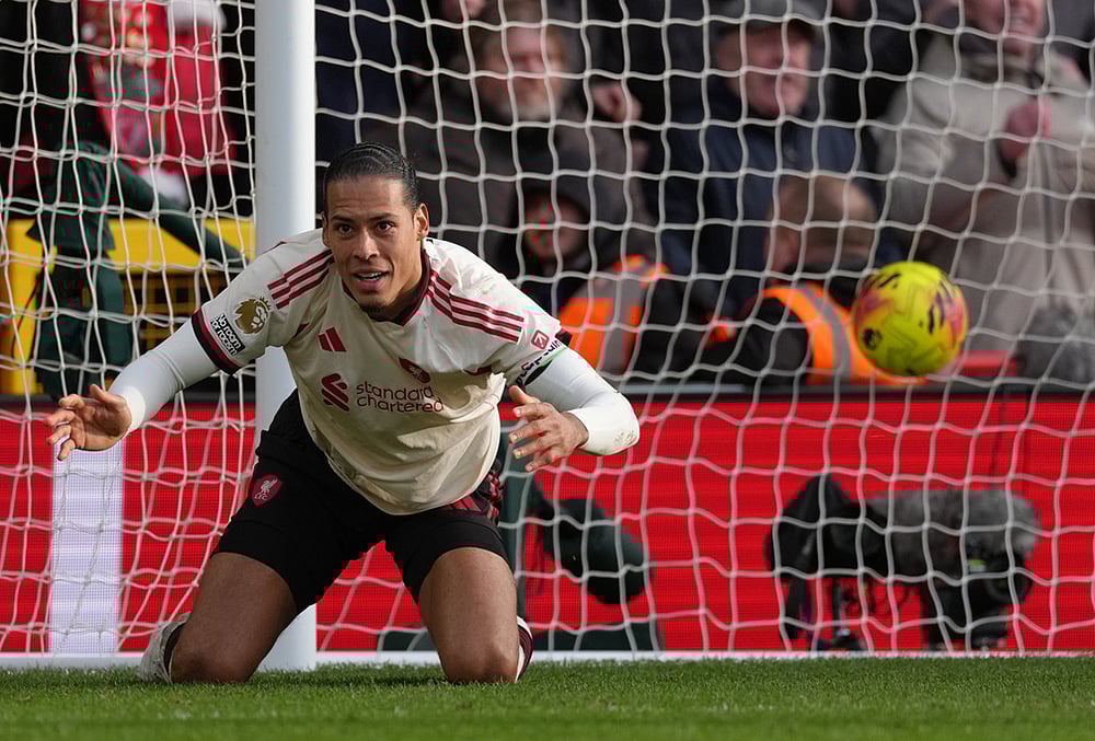 Nottingham Forest Vs Liverpool english premier league soccer-Virgil van Dijk