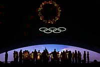Winter Olympics Milano Cortina 2026 Closing Ceremony From Veron | Photo: AP/Natacha Pisarenko : Performers participate in the closing ceremony of the 2026 Winter Olympics, in Verona, Italy.