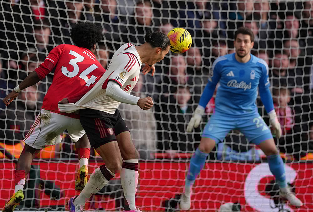Nottingham Forest Vs Liverpool english premier league soccer-Virgil van Dijk