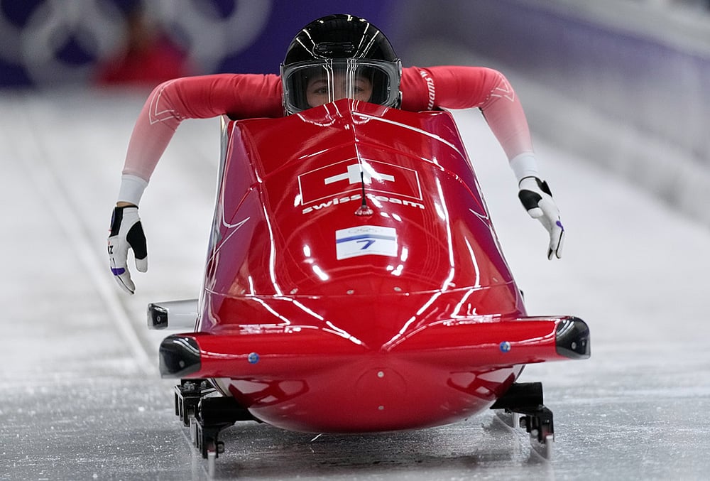 Milan Cortina Olympics two women bobsled run