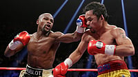 Floyd Mayweather, Manny Pacquiao Announce September 2026 Rematch: What We Know File/AP : Floyd Mayweather Jr., left, hits Manny Pacquiao, from the Philippines, during their welterweight title fight on May 2, 2015, in Las Vegas.