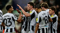 Newcastle United 3-2 Qarabag (9-3 Agg), UCL 2025-26: Howe's Side Edge Second-Leg Thriller En Route To Last 16 Newcastle United during their win over Qarabag