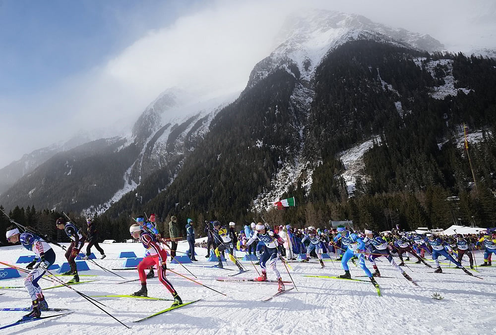 Milan Cortina Olympics mens 15-kilometer biathlon race