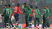 Pakistan Qualification Scenario At T20 World Cup: Path To Semi-Finals Explained After England Loss AP Photo/Eranga Jayawardena : England's Jofra Archer, centre, and Liam Dawson shake hands after winning the T20 World Cup cricket match between England and Pakistan in Pallekele, Sri Lanka, Tuesday, Feb. 24, 2026.