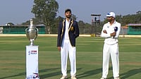 BCCIdomestic/X : Karnataka and Jammu and Kashmir captains Devdutt Padikkal and Paras Dogra at toss