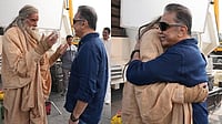 Amitabh Bachchan blogpost : Amitabh Bachchan and Kamal Haasan on Kalki 2898 AD sets 