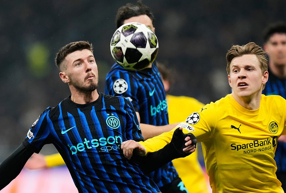 Inter Milan vs FK Bodø/Glimt UCL soccer-Petar Sucic