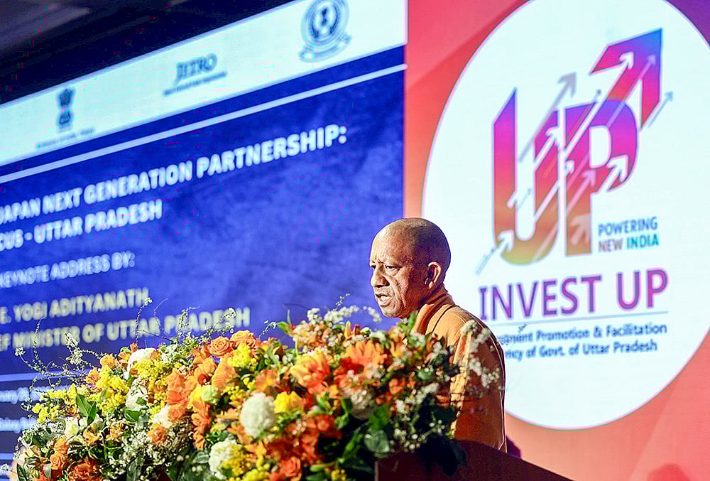 Yogi Adityanath in Japan