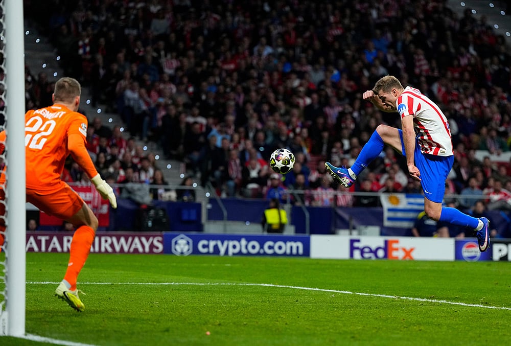 Atletico Madrid Vs Club Brugge UCL soccer-Alexander Sorloth