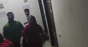 Video screen grab from X / PTI : The FIR initially included charges under the Bharatiya Nyaya Sanhita for criminal intimidation, insult to the modesty of women, and promoting enmity between different groups.