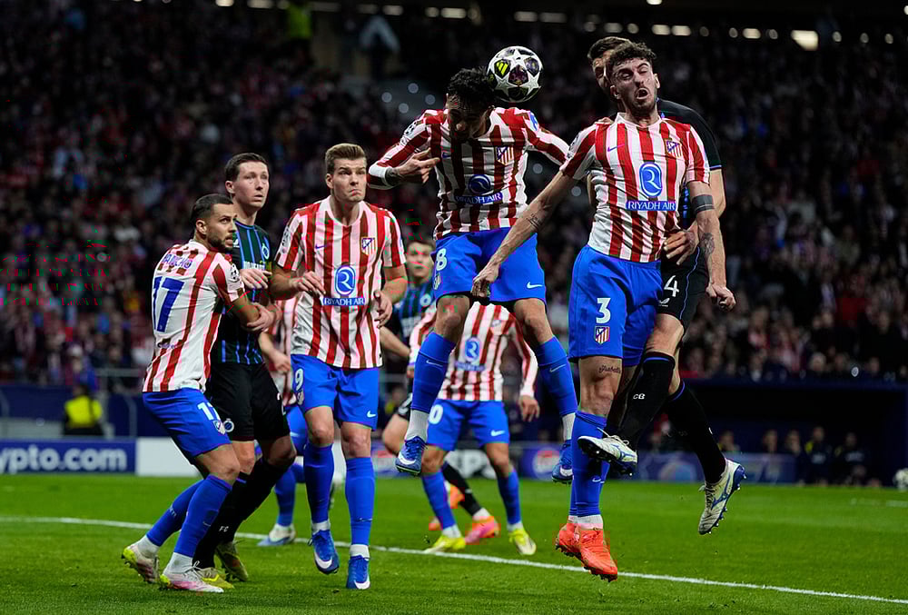 Atletico Madrid Vs Club Brugge UCL soccer-Pablo Barrios