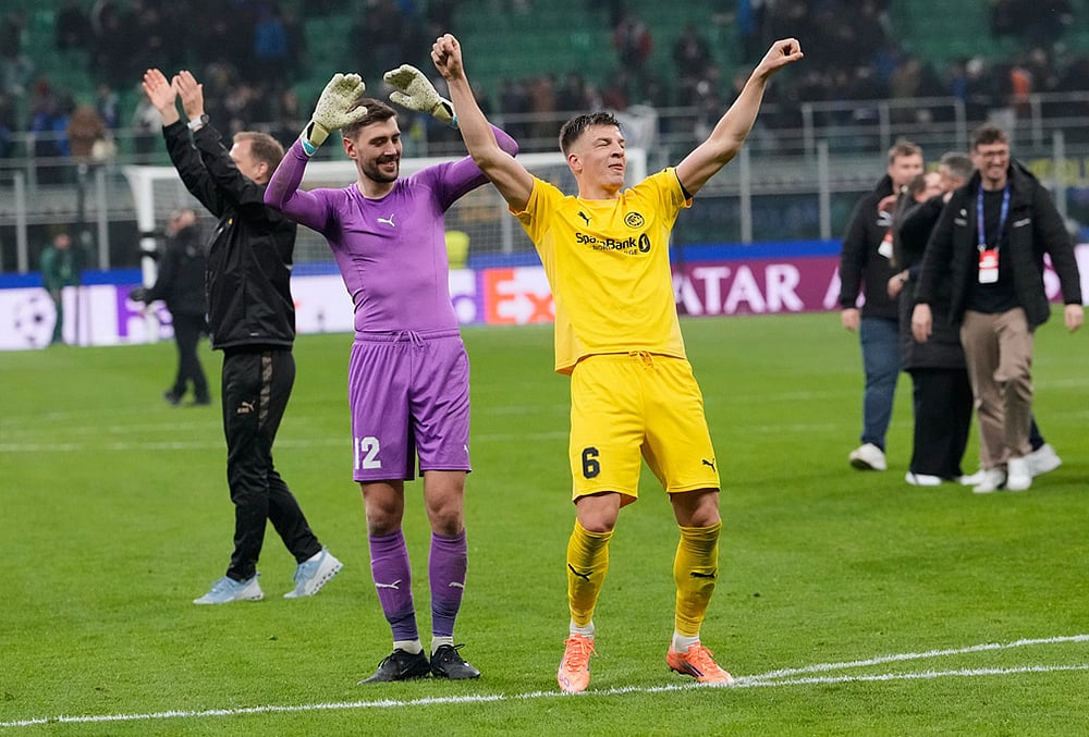 Inter Milan vs FK Bodø/Glimt UCL soccer-Glimts Jostein Gundersen