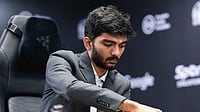 'Bigger Than It Actually Is', D Gukesh Downplays Chess Cheating Crisis Amid Row Between FIDE And Vladimir Kramnik | Photo: FIDE/Eng Chin An via PTI : World Chess Championship 2024: