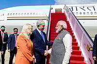 PM Modi In Israel, Visit Signals Growing Strategic Ties Amid Regional Flux PTI : Prime Minister Narendra Modi being welcomed by his Israeli counterpart Benjamin Netanyahu and his wife Sara Netanyahu upon arrival in Tel Aviv, Israel.