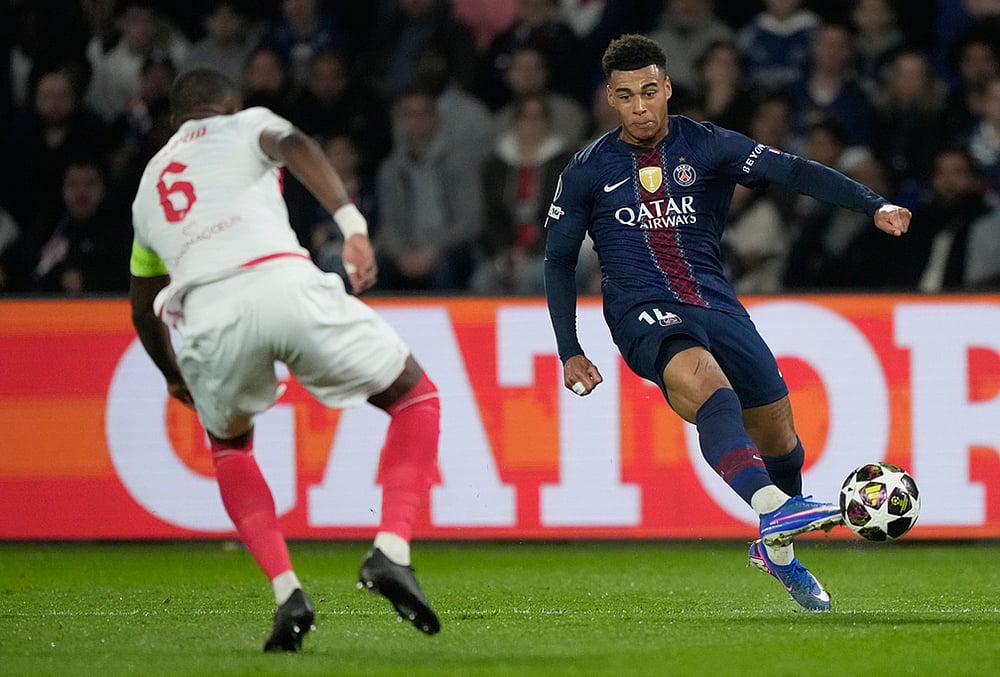 Paris Saint-Germain Vs Monaco uefa Champions League 2025-26 Playoff-Desire Doue