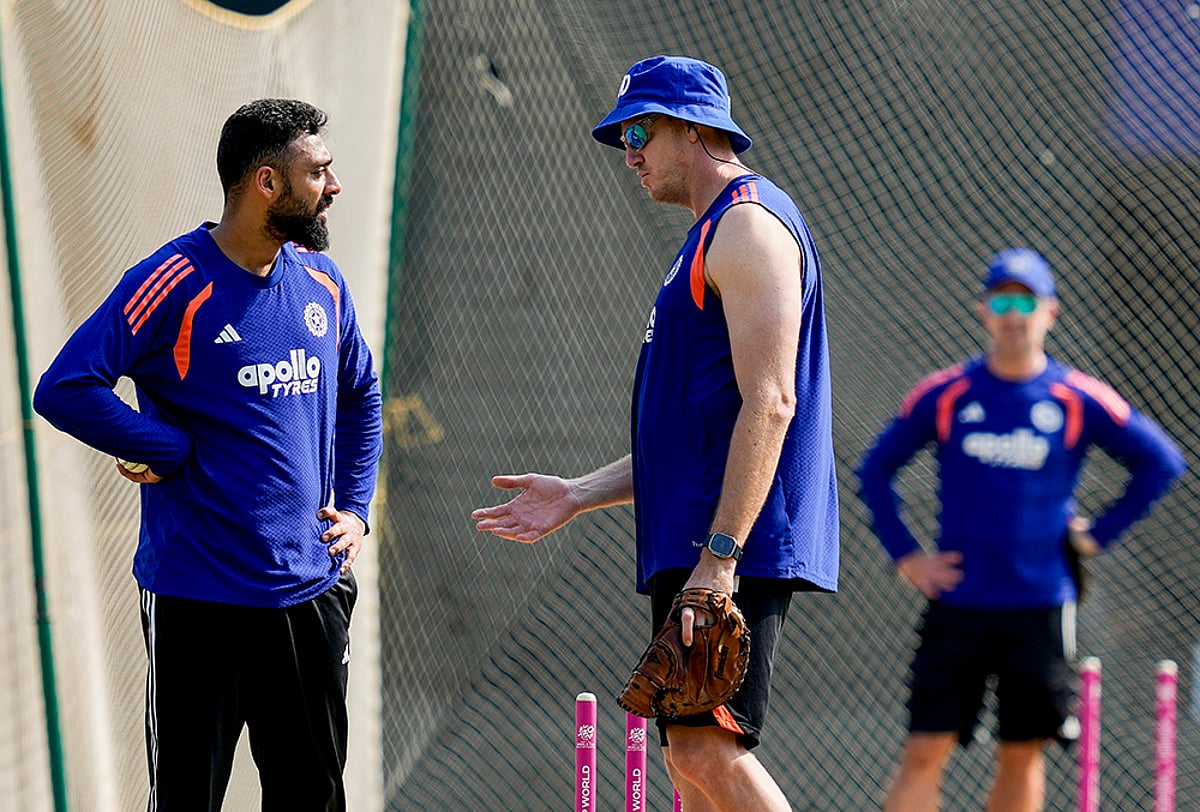 ICC Men's T20 WC 2026: IND vs ZIM-India training-Varun Chakaravarthy