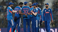 India Vs West Indies LIVE Streaming, T20 World Cup: Where To Watch, Weather Forecast And Pitch Report AP Photo/Mahesh Kumar A. : Indian players celebrate after winning the T20 World Cup cricket match between India and Zimbabwe in Chennai, India, Thursday, Feb. 26, 2026.