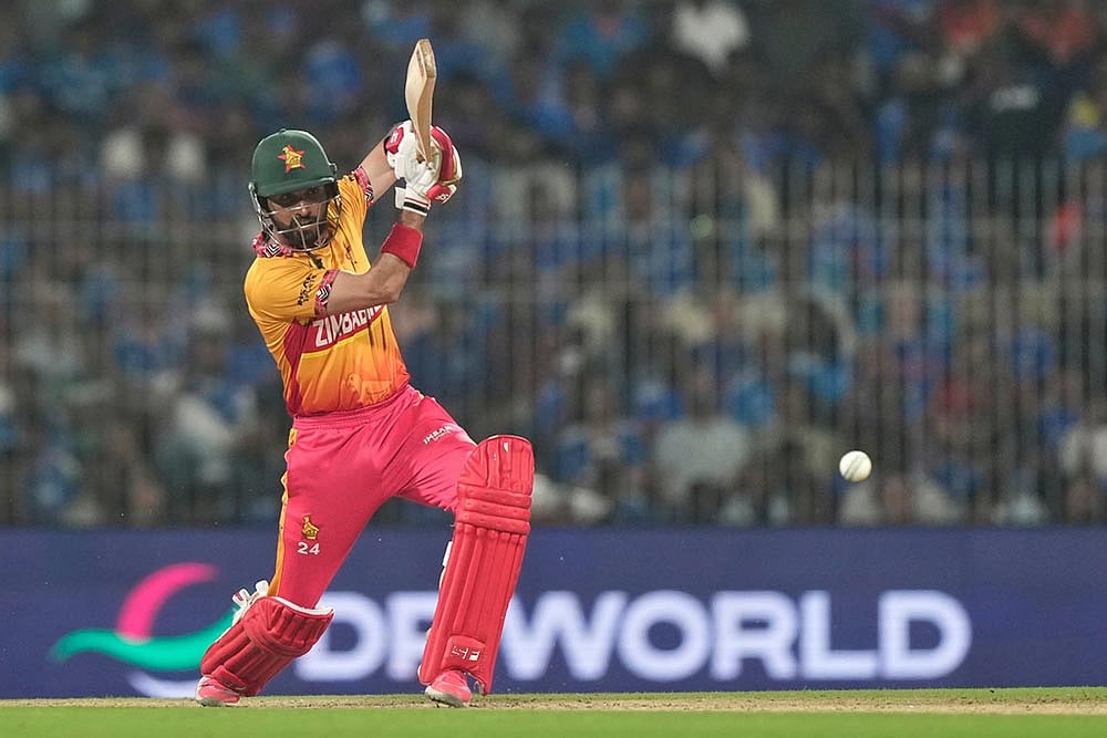 Zimbabwes captain Sikandar Raza