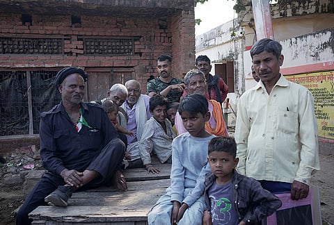 Male members  of Shekhpur Guda take charge in presenting themselves for interview, their version of Phoolan devi’s narrative