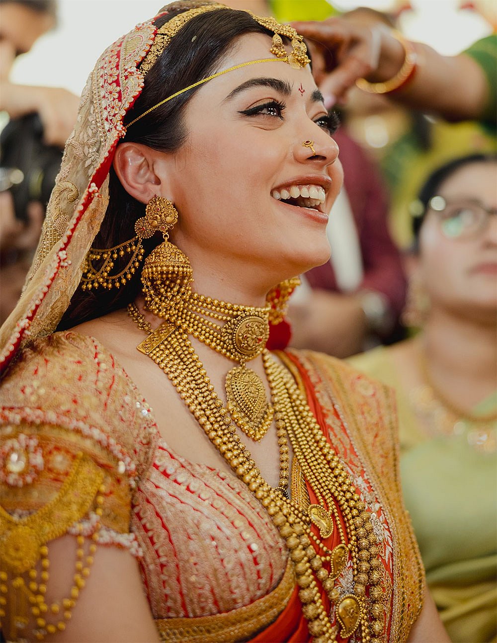 South Indian bridal look