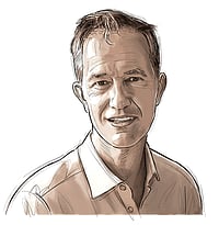 Saahil : Sketch of Geoff Dyer 