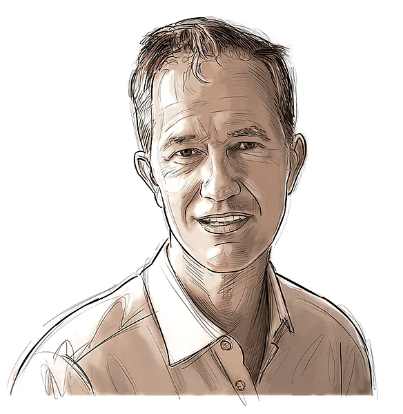 Sketch of Geoff Dyer