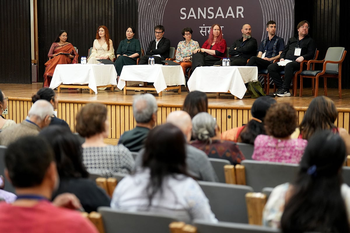 Eight poets representing different nationalities were present on the inaugural day of Sansaar at IIC, New Delhi - SURESH K PANDEY
