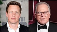 Warner Bros Discovery $110bn Acquisition By Paramount Confirmed After Netflix Exits X : Paramount's David Ellison And Warner Bros. Discovery's David Zaslav.