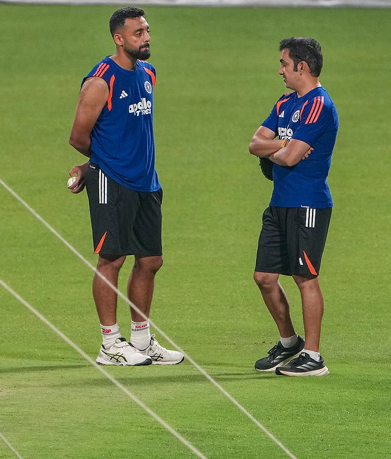 ICC Mens T20 WC: IND vs WI-Training-Varun Chakravarthy