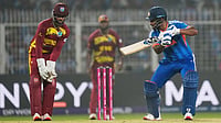 India Vs West Indies Highlights, T20 World Cup 2026: Sanju Samson Masterclass Propels Men In Blue To Semis Photo: AP : India's Sanju Samson plays a shot during the T20 World Cup cricket match between India and West Indies in Kolkata.