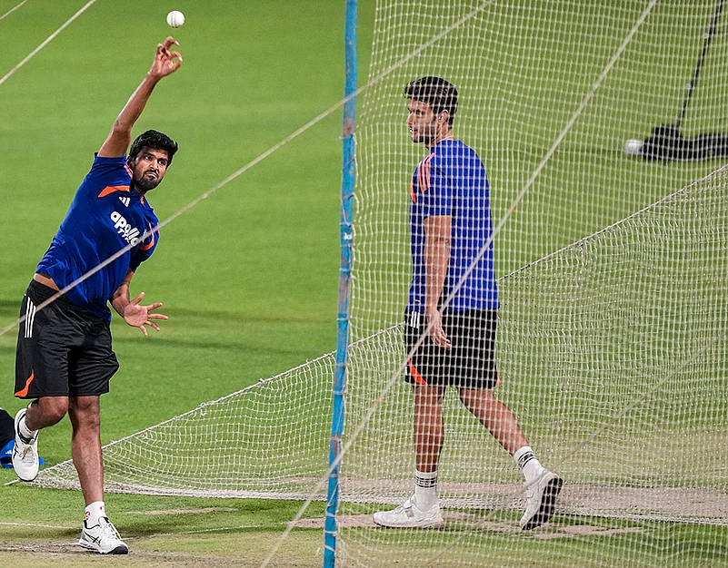 ICC Mens T20 WC: IND vs WI-Training-Washington Sundar