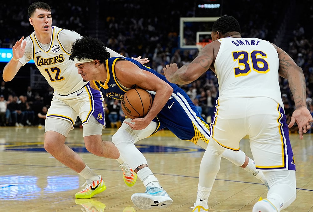 Golden State Warriors Vs Los Angeles Lakers NBA basketball photo-Gui Santos