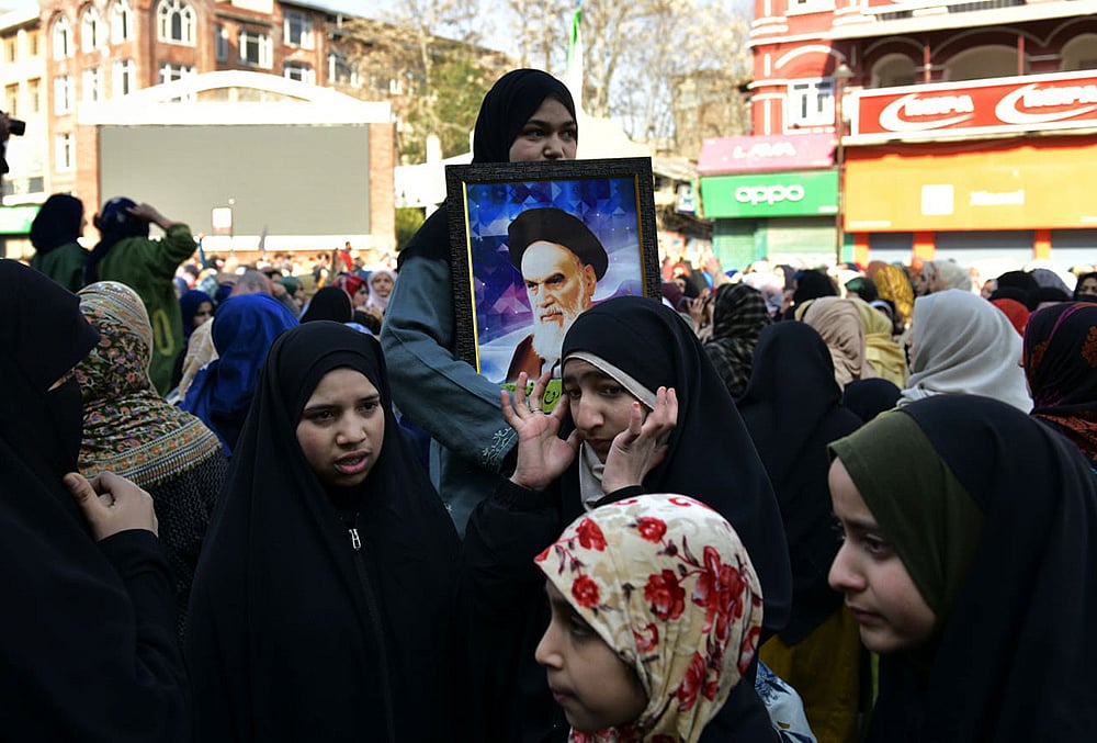 Protests in Srinagar today