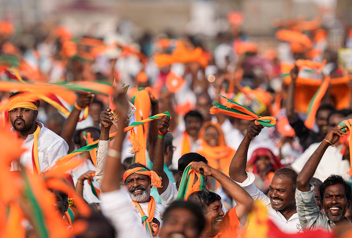 NDA election campaign meeting in Madurai, Assembly Elections 2026 Voting LIVE