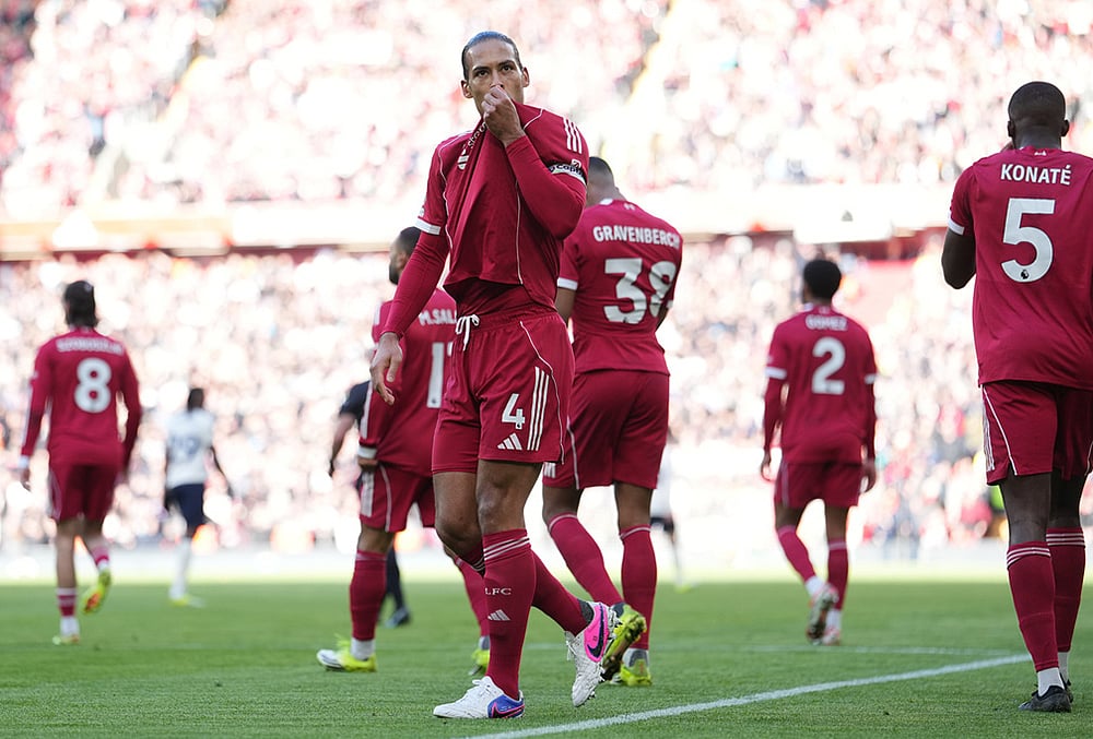 Liverpool Vs West Ham United Premier League soccer-Virgil van Dijk