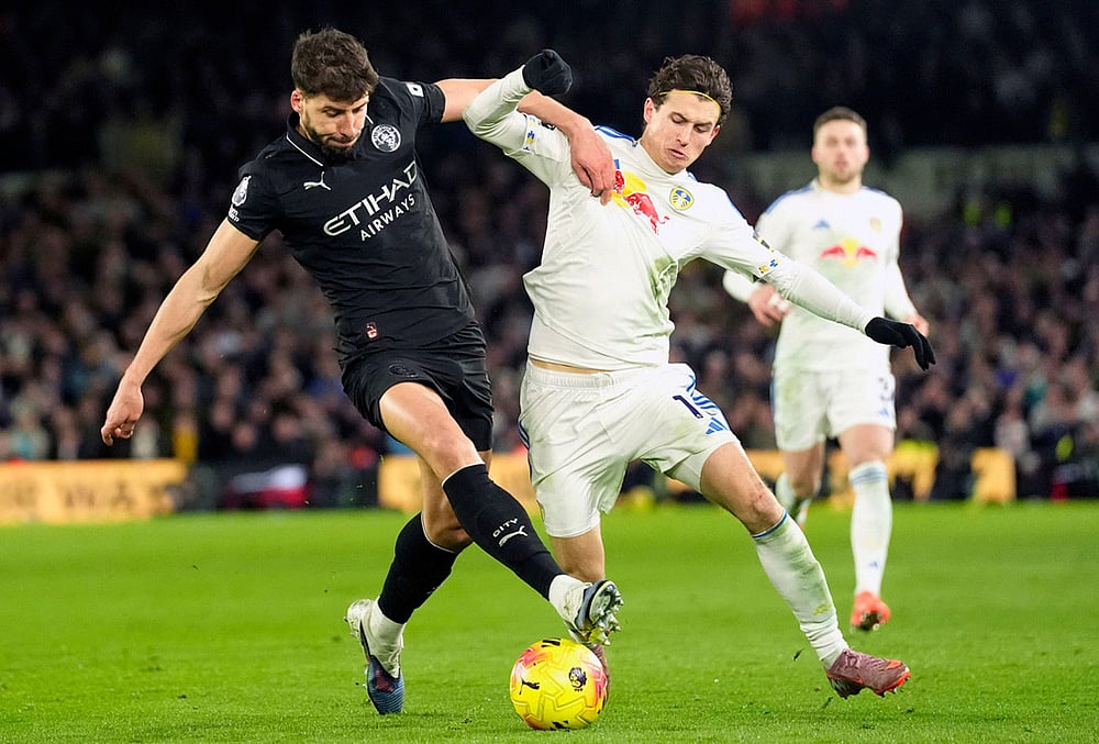 Leeds United vs Manchester City Premier League soccer-Ruben Dias