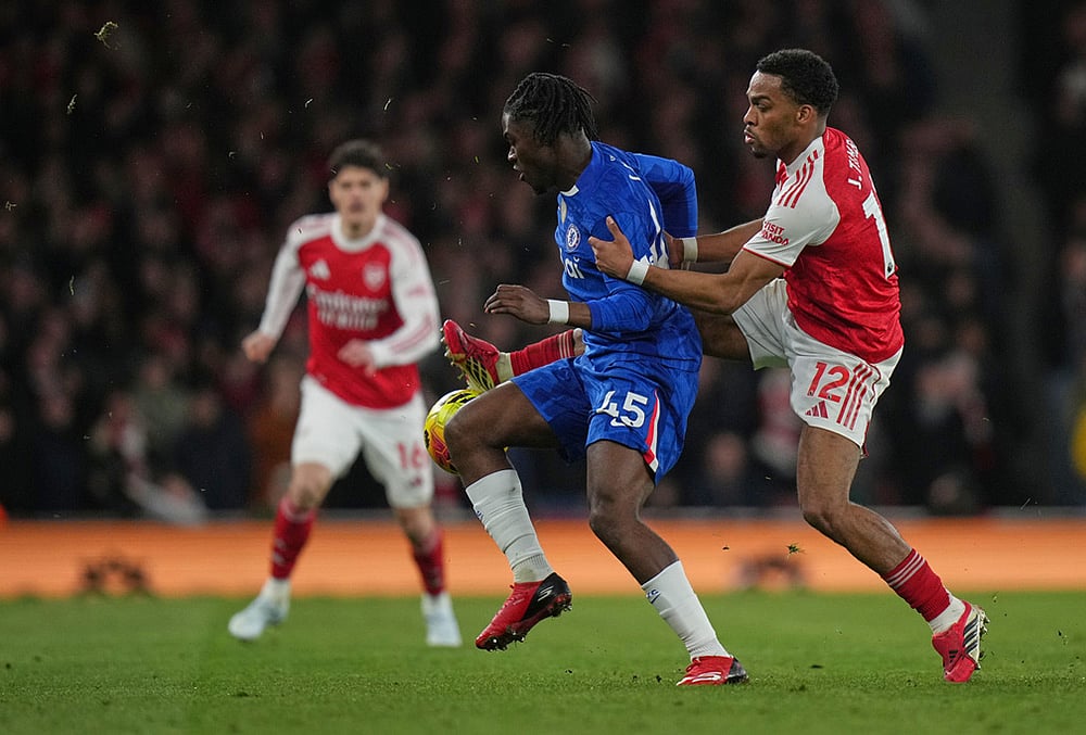 Arsenal Vs Chelsea Premier League soccer-Romeo Lavia