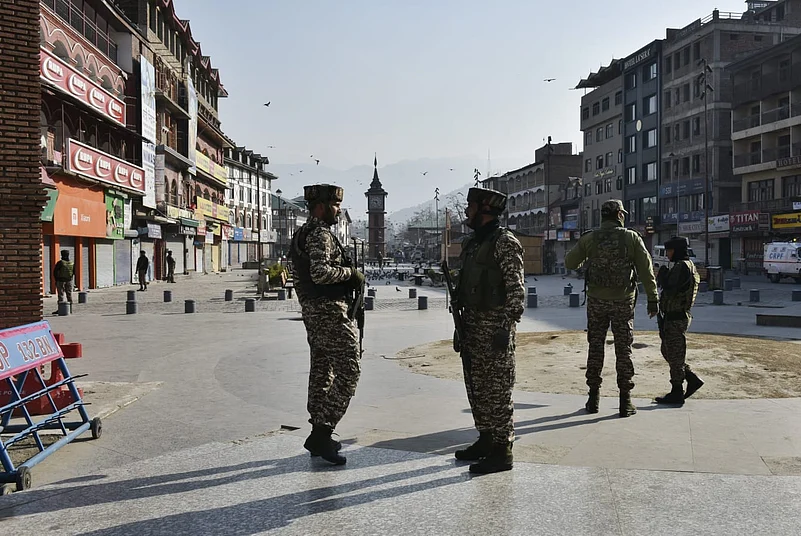 Ayatollah Ali Khamenei
Kashmir curbs after Khamenei killing
Kashmir Ghanta Ghar sealed protests